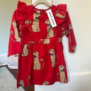 Mini Rodini Spaniels Ruffled Dress